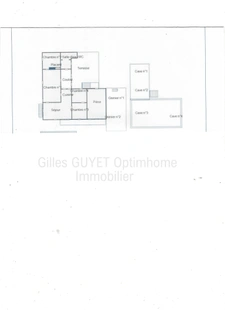 15MN de BERNAY, MAISON ATYPIQUE, T6, 122M²  180000€ 1,68Hectares de terrain avec dépendances et étang. (27)