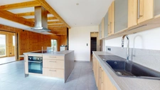 MAISON EN BOIS + JARDIN + GARAGE + CAVE
