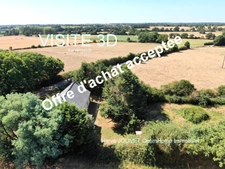 MAISON DE CAMPAGNE PLAIN-PIED 3 CHAMBRES SUR UN GRAND TERRAIN DE 1.2 ha