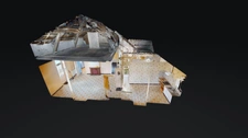 MAISON DEUX CHAMBRES + JARDIN + GARAGE + GRENIER