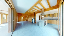 MAISON EN BOIS + JARDIN + GARAGE + CAVE