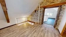 MAISON EN PIERRE QUATRE CHAMBRES + GARAGE + JARDIN
