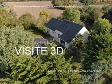 MAISON PLAIN-PIED 3 CHAMBRES + BUREAU + MEZZANINE+ GARAGE + BEAU TERRAIN