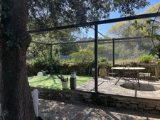 ST RESTITUT, rare, maison contemporaine de 189 m² hab plus garage et piscine 10X5 sur 2000 m boisés de chênes au calme 