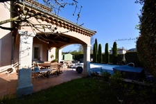 bastide provençale à vendre 133 m2, 6 pièces sur 716 m2 clos avec piscine, climatisation, cave, cellier, chaufferie à MONTBOUCHER SUR JABRON (26)