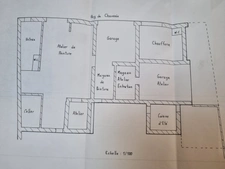 MAISON + GRANDE DEPENDANCE 260M² + COMBLE.  FLAVIGNY SUR MOSELLE (54630)