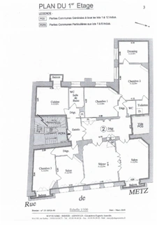 APPARTEMENT  F7 DANS TRES BEL IMMEUBLE BOURGEOIS !!!