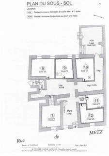 APPARTEMENT  F7 DANS TRES BEL IMMEUBLE BOURGEOIS !!!