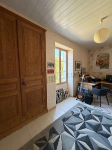 Charras. Maison en pierre de 198 m² avec gîte de 70 m² à terminer 