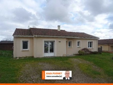 A SAINT JUNIEN (87) MAISON DE PLAIN PIED D'ENVIRON 108 M² 3 BELLES CHAMBRES SUR UN TERRAIN DE 979 M²