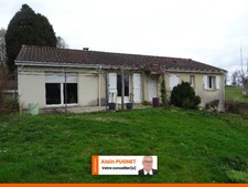 SECTEUR AMBAZAC VASTE MAISON DE 122 M² SUR SOUS-SOL SEMI ENTERRE 4 CHAMBRES SUR UN TERRAIN DE 2900 M²