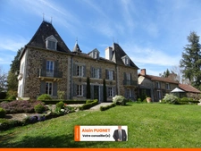 SECTEUR SAINT HILAIRE LES PLACES PROCHE DE NEXON EN HAUTE VIENNE MAGNIFIQUE MANOIR DU 17EME DE 280 M² HABITABLES SUR 17862 M² DE TERRAIN AVEC UN ETANG DE 6000 M² ET PISCINE