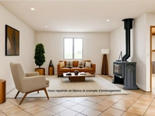 A VERNEUIL SUR VIENNE MAISON DE PLAIN PIED DE 95 M² 3 BELLES CHAMBRES SUR 1509 M² DE TERRAIN
