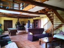 entre uzel et corlay longere 260 m2 5 chambres piscine et parc arbore 