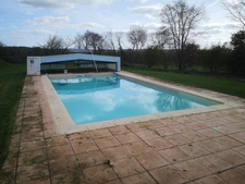entre uzel et corlay longere 260 m2 5 chambres piscine et parc arbore 