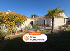 L'AIGUILLON SUR MER (85) QUARTIER RESIDENTIEL VILLA PLAIN PIED GRAND CONFORT AVEC GARAGE SUR 637M² CLOS