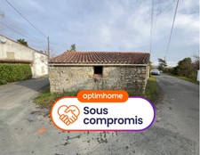 SAINT JEAN DE BEUGNE 85210 - LES MOTTES - MAISON A RENOVER EN PIERRES SUR 347M² A BATIR AU CALME ABSOLU