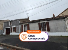 LUCON (85) CENTRE IMMEDIAT ADORABLE MAISON EN PIERRES A RENOVER AVEC DEPENDANCES ET JARDIN A PRIX FOU