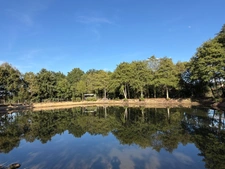 CHATEAU GUIBERT (85) CADRE IDYLLIQUE PARCELLE BOISEE DE LOISIR AVEC ETANG POISSONNEUX SUR 13000M² CLOS