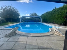 NALLIERS 85370 CALME ABSOLU AUTHENTIQUE FERME RENOVEE AVEC PISCINE HANGAR ET DEPENDANCES SUR 2622M²