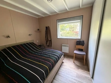 SAINT CYR EN TALMONDAIS (85) DANS RESIDENCE AVEC PISCINE CHALET BOIS 3 CHAMBRES AVEC VERANDA ET JARDIN