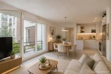 MAIRIE DES LILAS -  IMMEUBLE 2012 - APPARTEMENT 3 Pièces  2 Chambres - 53m² 