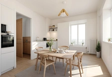 Appartement 3 pièces 53m² situé au 4ème et dernier étage ss ascenseur 