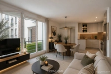 MAIRIE DES LILAS -  IMMEUBLE 2012 - APPARTEMENT 3 Pièces  2 Chambres - 53m² 