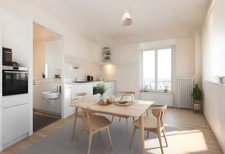 Appartement 3 pièces 53m² situé au 4ème et dernier étage ss ascenseur 