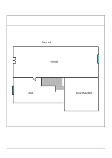 VAUJOURS Maison 4 pièces - 92 m2 avec sous-sol total 