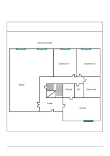 VAUJOURS Maison 4 pièces - 92 m2 avec sous-sol total 