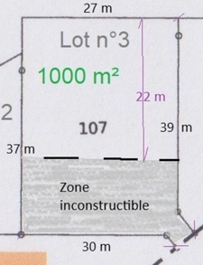 TERRAIN A VENDRE 1000 M² EN ÉCO-LOTISSEMENT !!