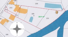 TRÈS AGRÉABLE PLAIN-PIED LUMINEUX, GRAND SÉJOUR, 2 CHAMBRES, TERRASSE 190 M² SUD & EST, SUR 2677 m² EN BORDURE DE SÈVRE.