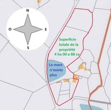 CHARMANT ENSEMBLE IMMOBILIER, 2 LOGEMENTS, 247 m², 7 CHAMBRES et dépendances SUR 4 Ha JOLIMENT ARBORÉS