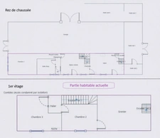 TRÈS JOLIE MAISON DE CARACTÈRE A RÉNOVER ENTIÈREMENT, POSSIBILITÉ 140 M² HABITABLES, ANNEXES ET DÉPENDANCES SUR 8768 M² 