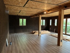 BÂTIMENT OSSATURE BOIS A ACHEVER POUR ACTIVITÉ de BUREAU ou AMÉNAGEABLE EN HABITATION !!