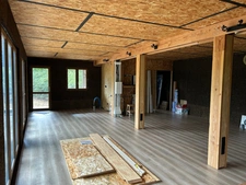 BÂTIMENT OSSATURE BOIS A ACHEVER POUR ACTIVITÉ de BUREAU ou AMÉNAGEABLE EN HABITATION !!