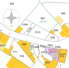 JOLIE MAISON DE VILLAGE ENTIÈREMENT RÉNOVÉE EN 2024, 3 CHAMBRES, JARDIN 700 M² à 50 m. LIBRE JUILLET 2026