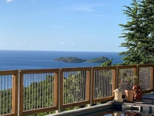 Superbe ensemble immobilier VUE MER VILLA P3 + 3 BUNGALOWS avec piscine 8500 m² de terrain 