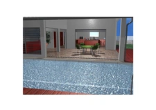 Spacieuse villa architecte P6 vue mer éloignée avec piscine sur 1200 m² de terrain arboré et clos