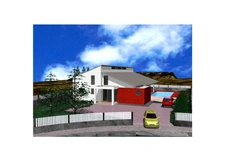 Spacious P6 architect villa with distant sea view with swimming pool on 1200 m² of wooded and enclosed land