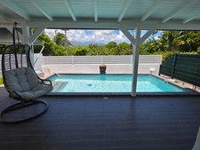 In Biglette, a very pretty villa with MOUNTAIN VIEWS, a swimming pool, and a 2-car garage.