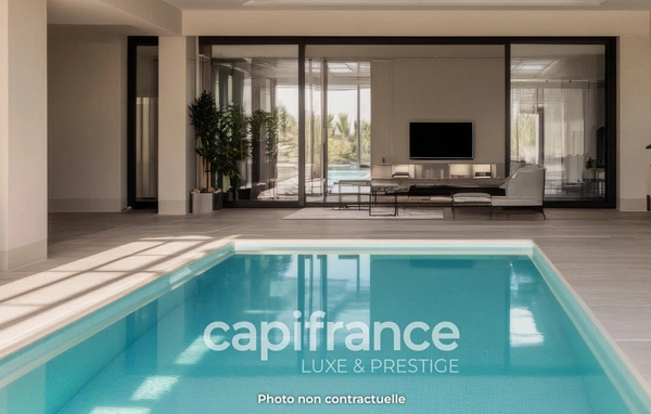 VILLA ULTRA MODERNE DE STYLE "PALM SPRINGS" RARE SUR SAINT FRANCOIS