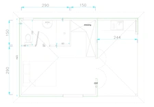 HOUELBOURG, VILLA + DEPENDANCE AVEC PISCINE