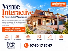 APPEL D’OFFRES INTERACTIF – Maison familiale 165 m² - 8 pièces - 4 Chambres - Grand garage