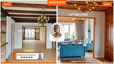 A 2 PAS DU CENTRE VILLE JOLI APPARTEMENT TRAVERSANT DE TYPE 4 LUMINEUX ET AVEC BEAU POTENTIEL 