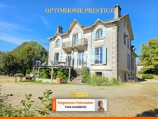 A 15 MN DE SAINT LEONARD DE NOBLAT SUPERBE MAISON DE MAITRE RENOVEE SUR MAGNIFIQUE PARC ARBORE DE 6 HA 