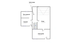 Parcelle de 320 m² : MAISON de 103 m² + 60 m² sous-sol + 16 m² dépendance dans le jardin