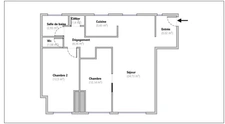 METRO DAUMESNIL - RUE BRECHE AUX LOUPS - 3 PIECES DE 67,59 M² 
