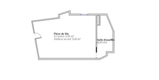 METRO BONSERGENT - BD MAGENTA - STUDIO sur cour : 11,67 m² au sol (8,50 m² en LC) au 6ème et dernier étage AVEC ascenseur